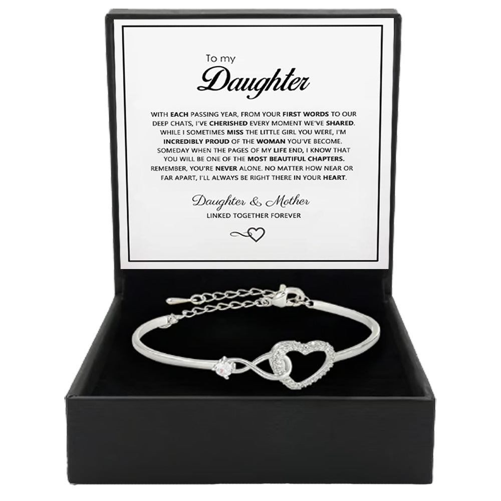 To My Daughter - Forever Linked - Bracelet
