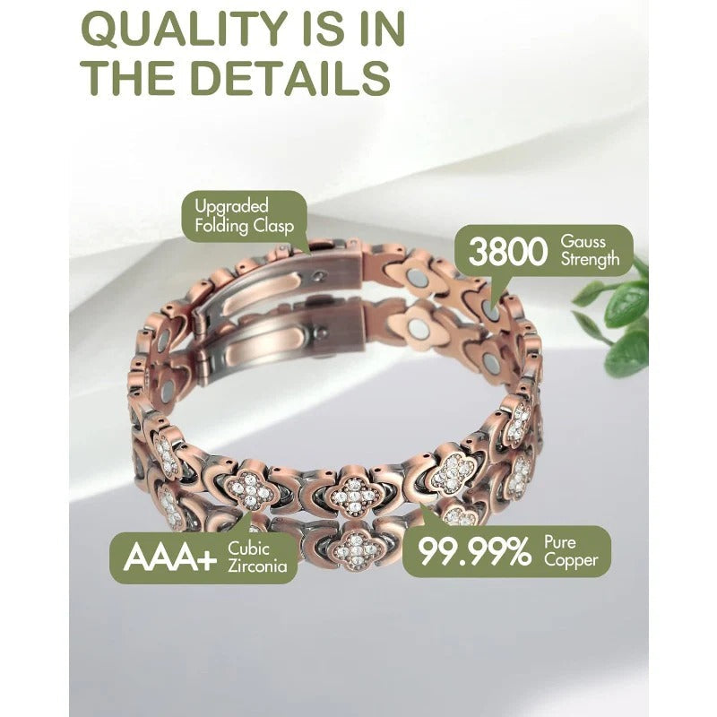 Valuethese Adjustable Healing Magnetic Bracelet for Women
