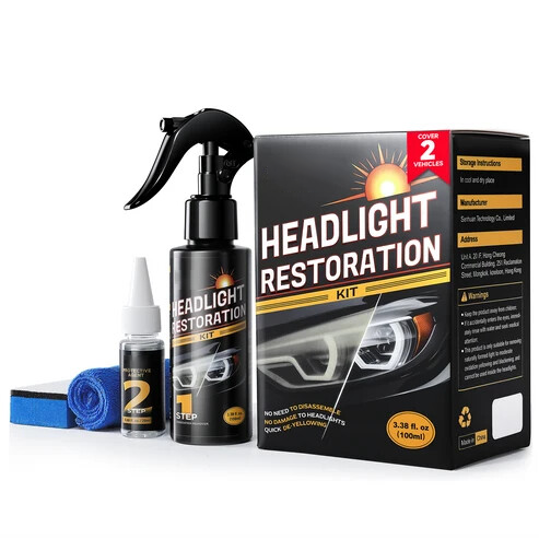 Car Headlight Restoration Kit