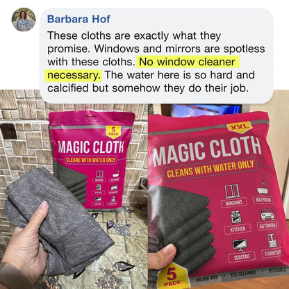 Magic Microfiber Cleaning Cloth (5-Pack)