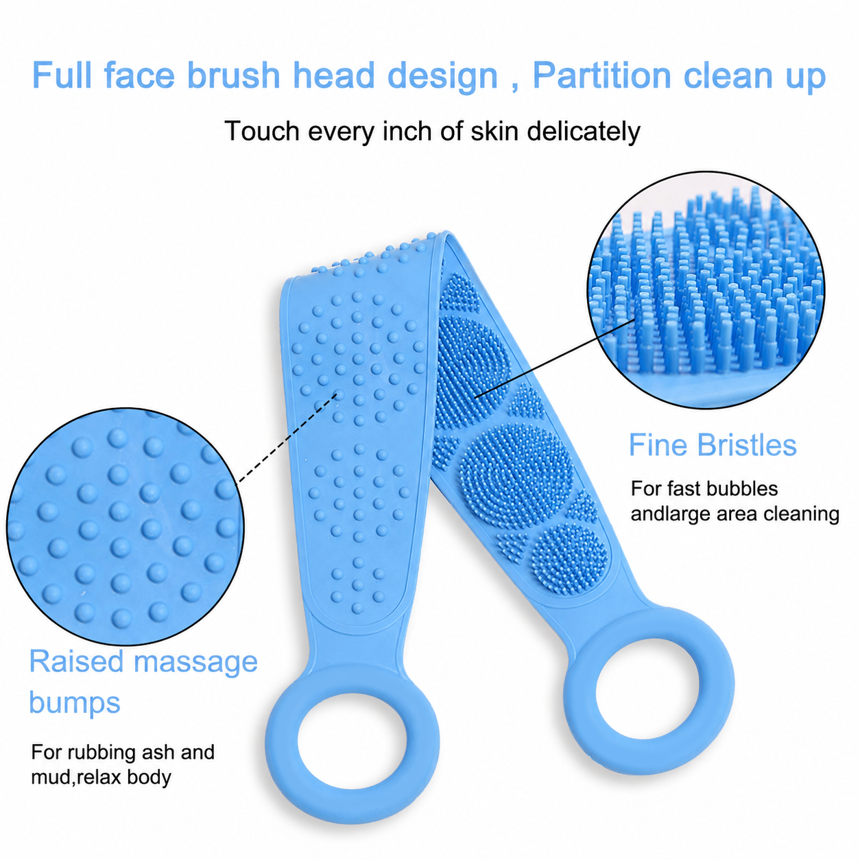 🔥Silicon Body Scrubber Belt