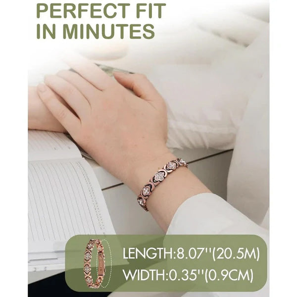 Valuethese Adjustable Healing Magnetic Bracelet for Women