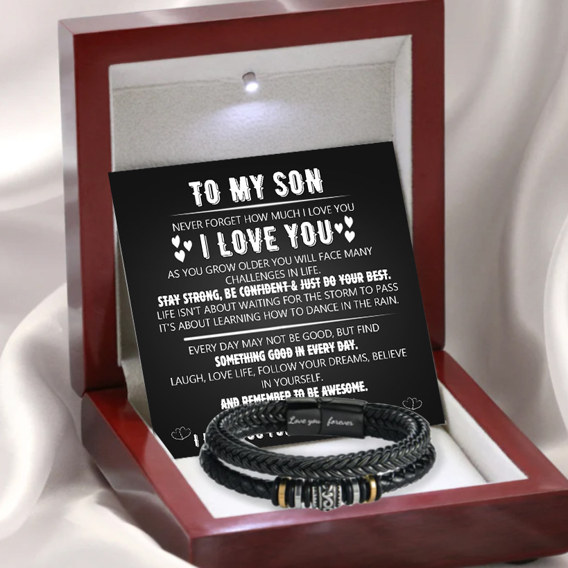 To My Son - Love You Forever - Black