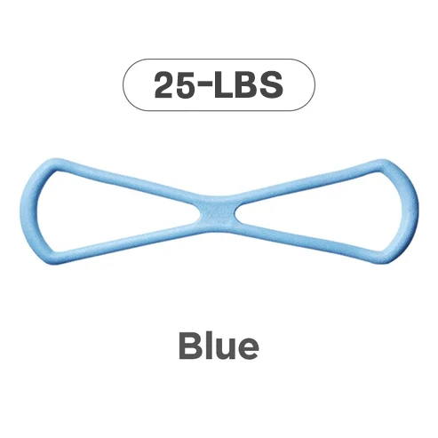 8-Shape Resistance Band 💪 with Comfort Massage Grip