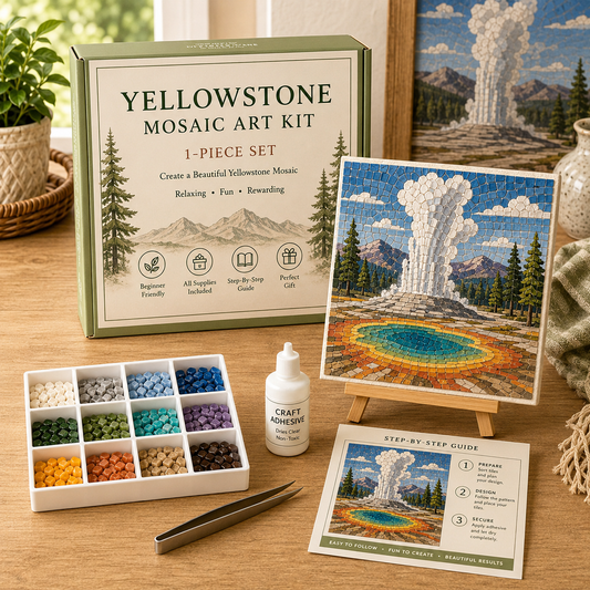 🏞️ America’s National Parks Sea Glass Art Kit