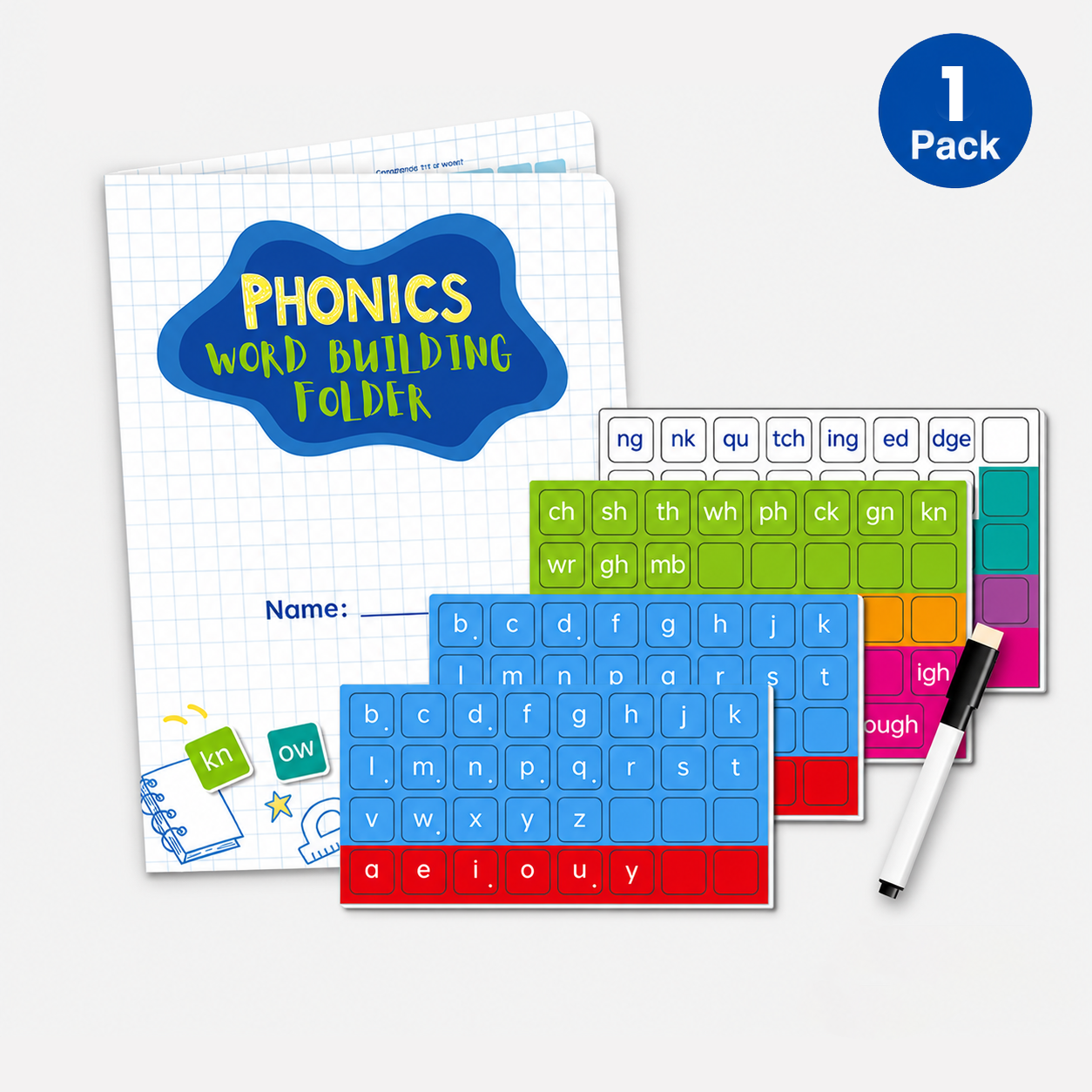 1 Set（142 Tiles + Folder + Marker）