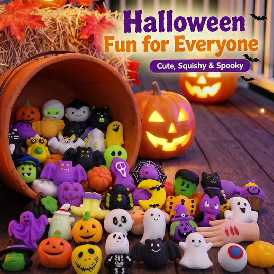 💥 LAST DAY 50% OFF🎃 Halloween Squishies Stress Relief Toy Set