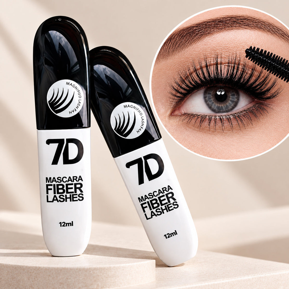 7D Silk Fiber Black Lengthening Mascara - Adult Beauty Makeup✨