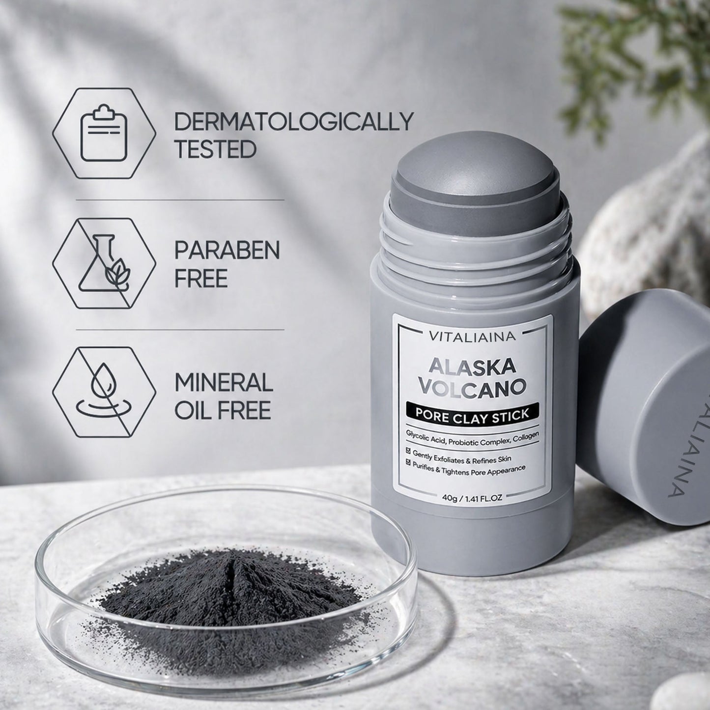 Alaska Volcano Deep Cleansing Clay Mask