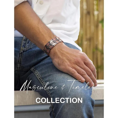Copper magnetic bracelet——Relieve fatigue