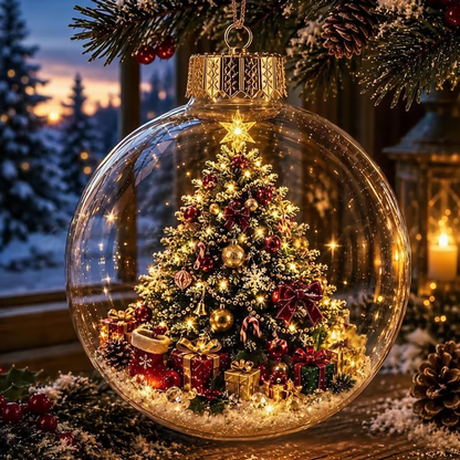 🎄Glowing Christmas Diorama Ornament – Perfect Christmas Tree Decorations