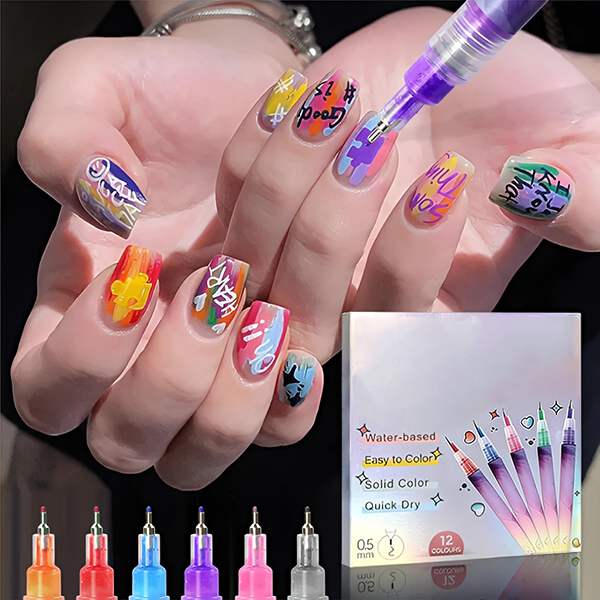 🔥Last Day Discount 49% Off🎨12 Colors Nail Art Pens Set