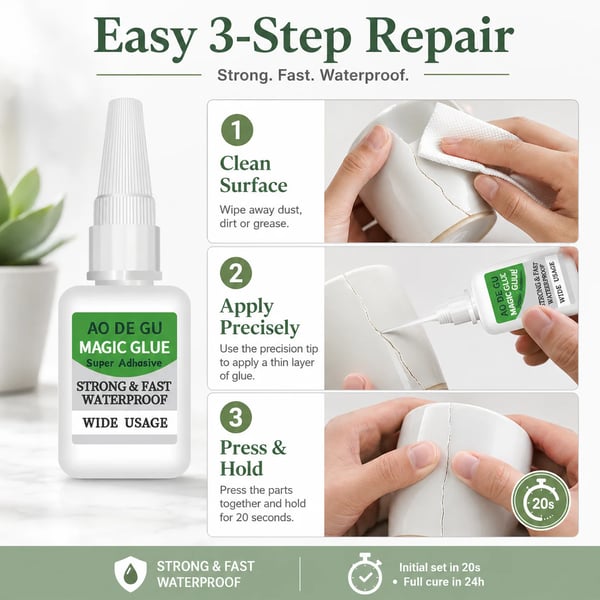 🔥Last Day 49% OFF -🔥 4PCS Fast-Setting CA Glue Kit – Industrial Strength Instant Bond