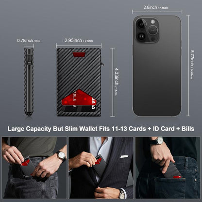 Minimalist Wallet - Maximum Capacity. Minimal Footprint.