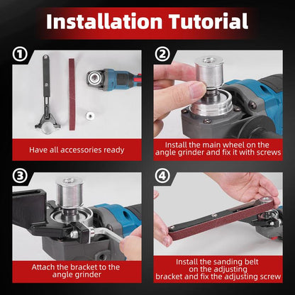 Valuethese® Angle Grinder Belt Sander Attachment