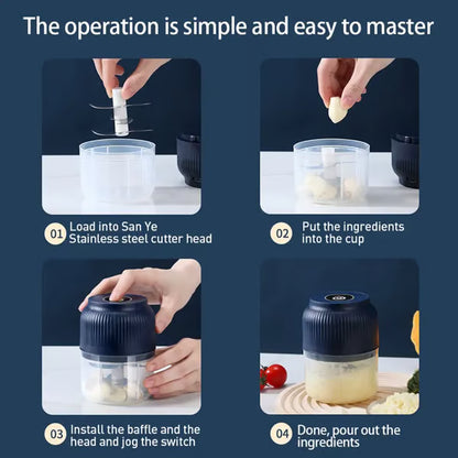 Household Electric Garlic Crusher