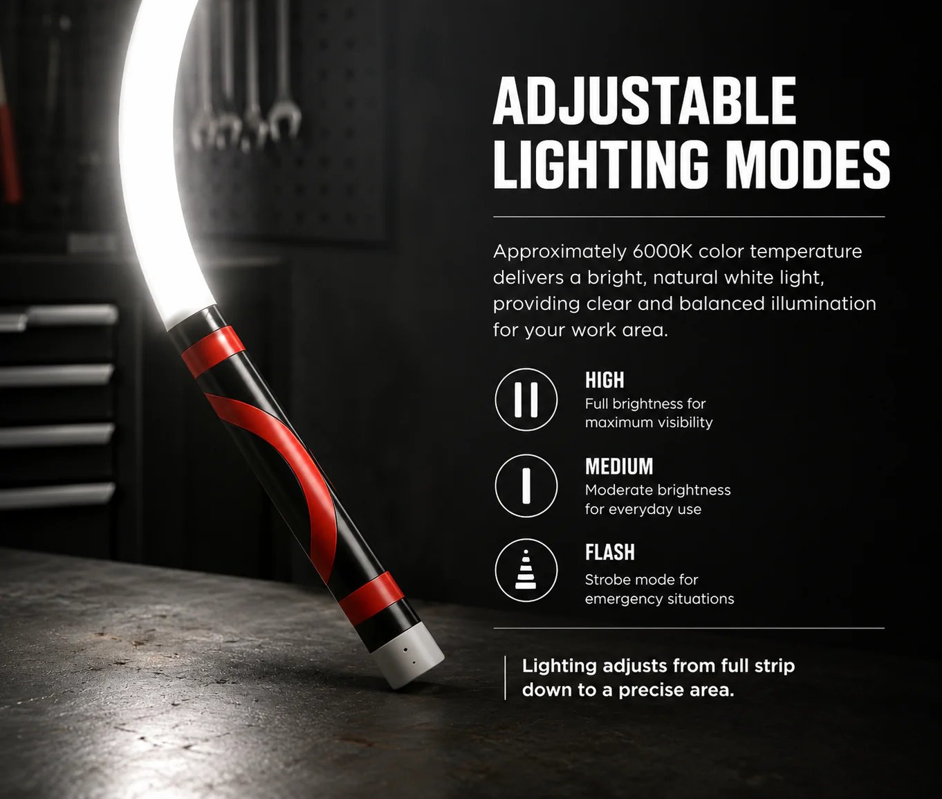 LED Car Repair Light Flashlight