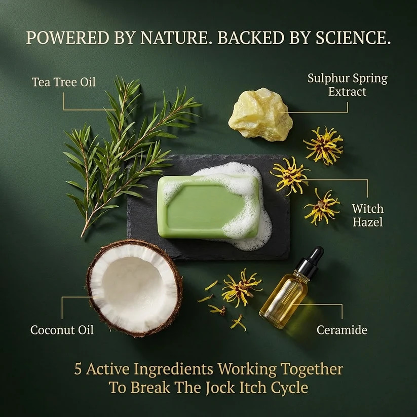 Tea Tree Antifungal Bar – Clears Fungal Infection and Skin Balance from the Root