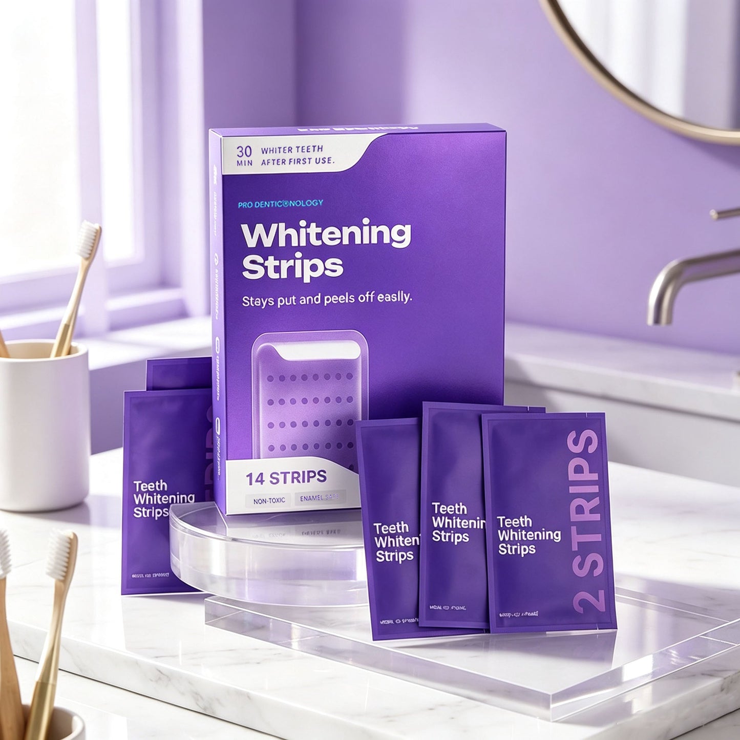 Valuethese™ Purple Teeth Whitening Strips