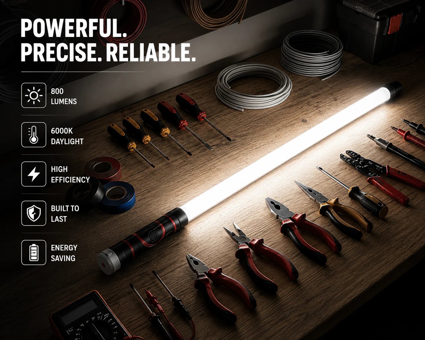 LED Car Repair Light Flashlight