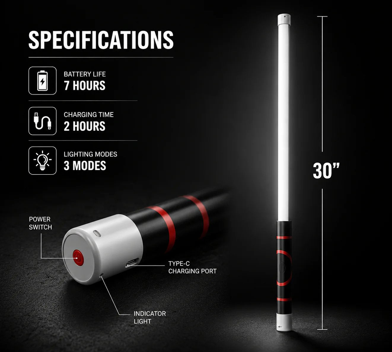 LED Car Repair Light Flashlight