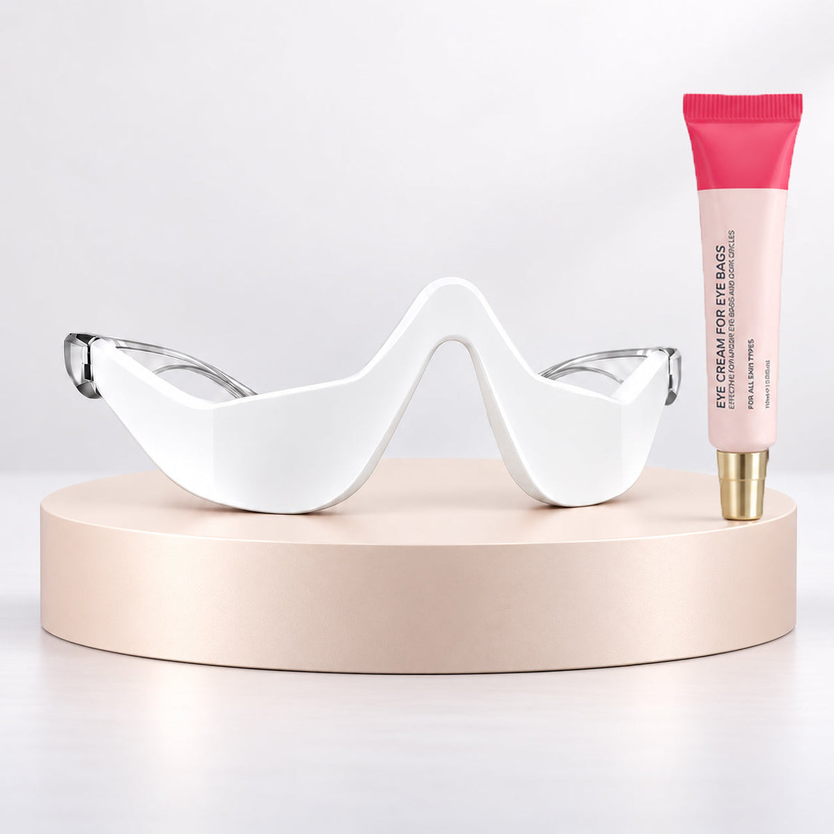 2-in-1 Red Light Therapy + EMS To Erase Eye Bags