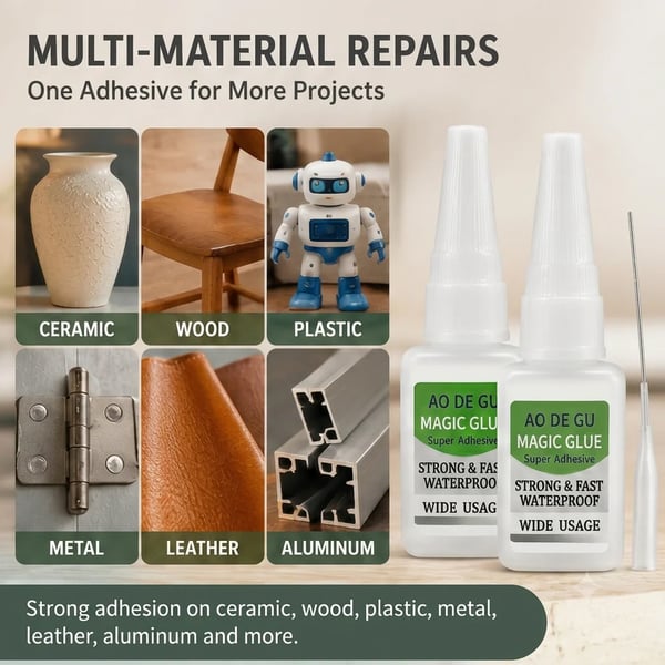 🔥Last Day 49% OFF -🔥 4PCS Fast-Setting CA Glue Kit – Industrial Strength Instant Bond