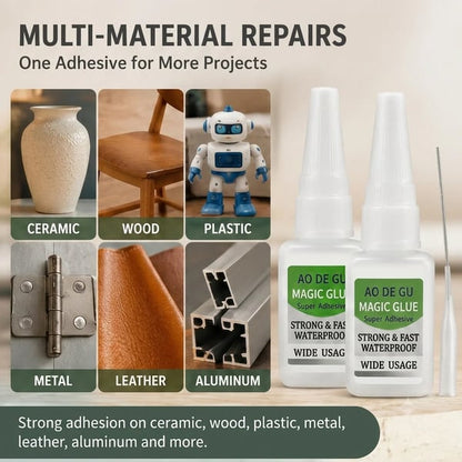 🔥Last Day 49% OFF -🔥 4PCS Fast-Setting CA Glue Kit – Industrial Strength Instant Bond