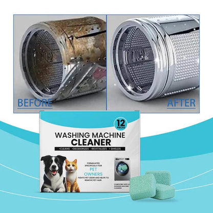 Pet hair effervescent tablets