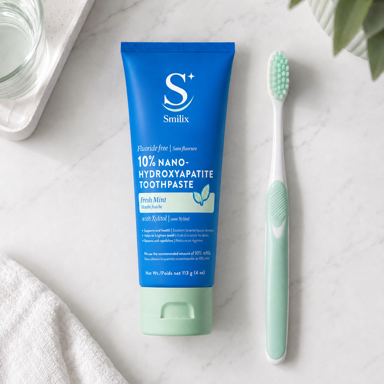Fluoride Free Nano Hydroxyapatite Toothpaste with Fresh Mint