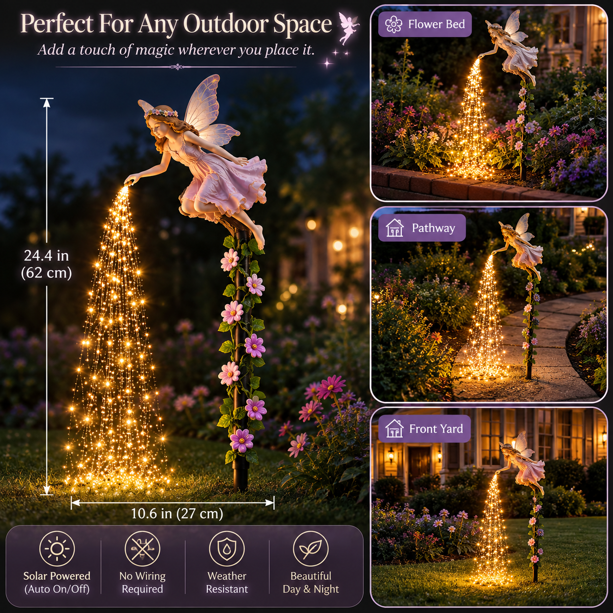 🔥🧚‍♀️Fairy Sprinkling Magic Dust Garden Light🌸