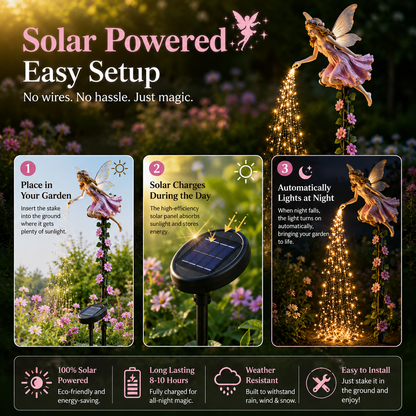 🔥🧚‍♀️Fairy Sprinkling Magic Dust Garden Light🌸