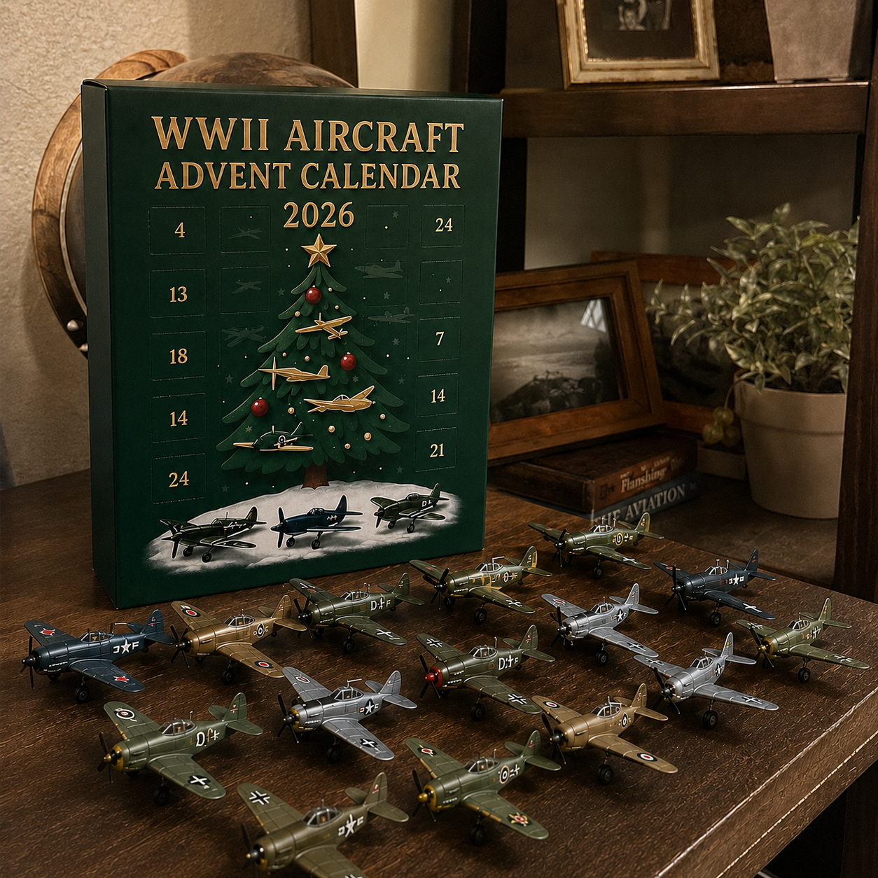 2026 Aircraft Advent Calendar World War II Plane