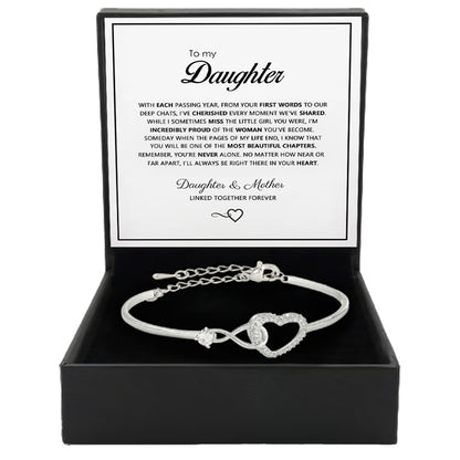 To My Daughter - Forever Linked - Bracelet