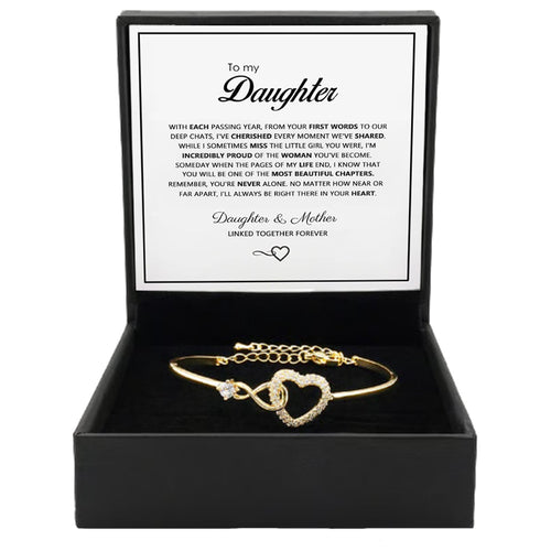 To My Daughter - Forever Linked - Bracelet