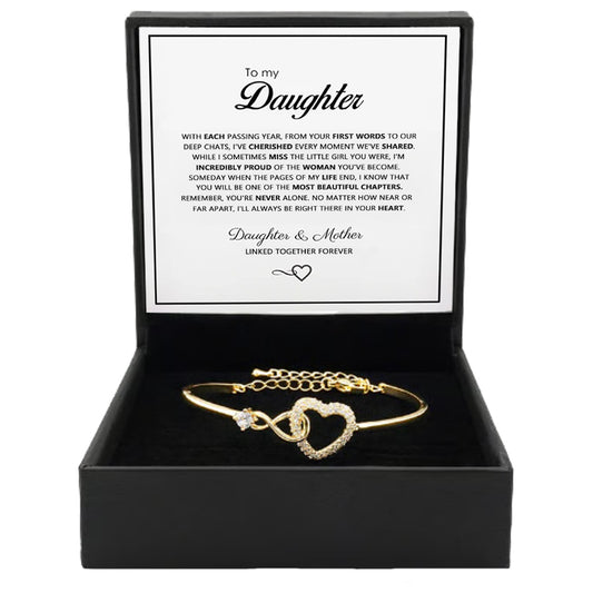 To My Daughter - Forever Linked - Bracelet