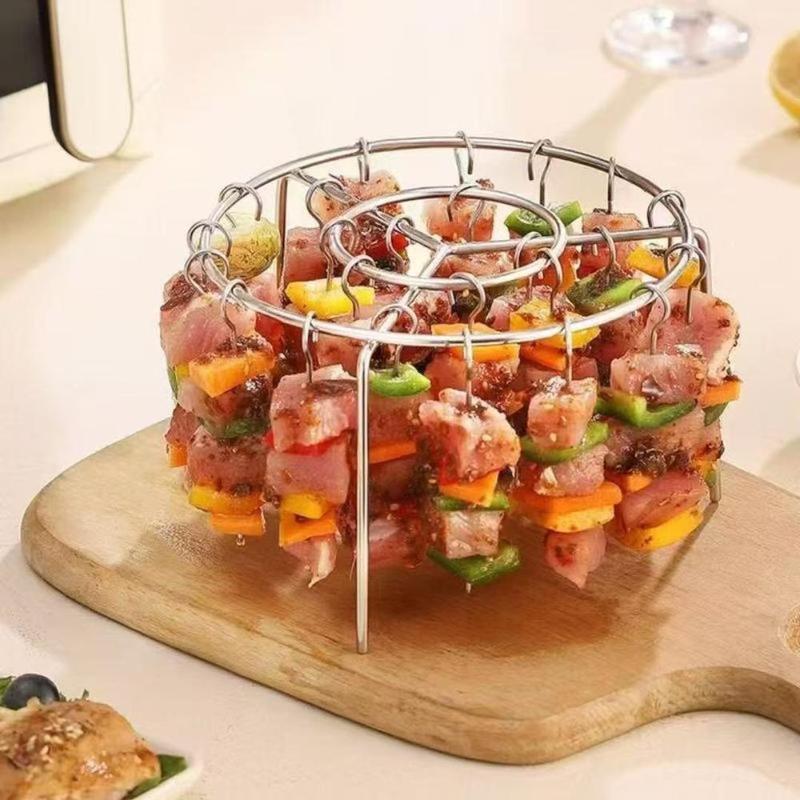 Stainless Steel Air Fryer Skewer Rack