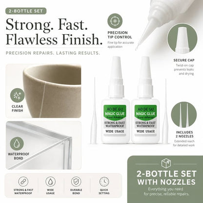 🔥Last Day 49% OFF -🔥 4PCS Fast-Setting CA Glue Kit – Industrial Strength Instant Bond