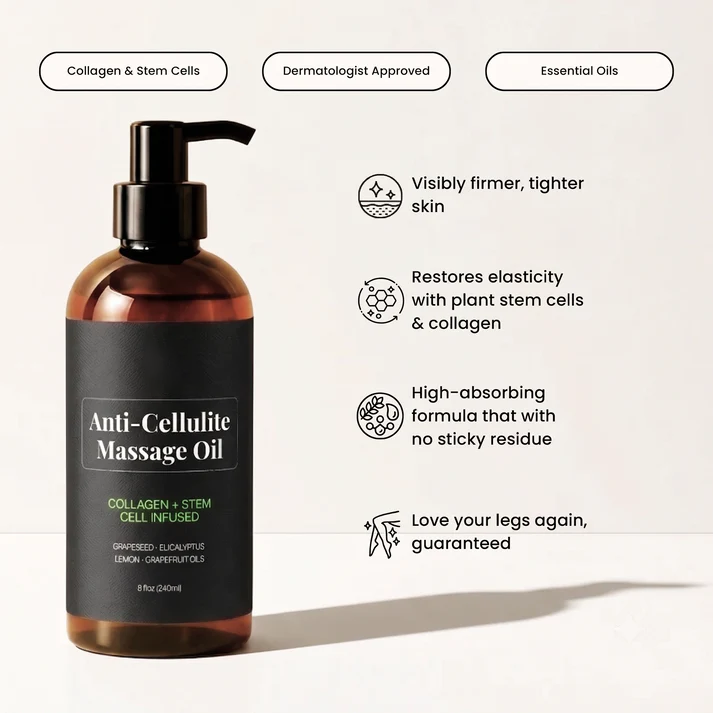 New Anti-Cellulite Massage Oil