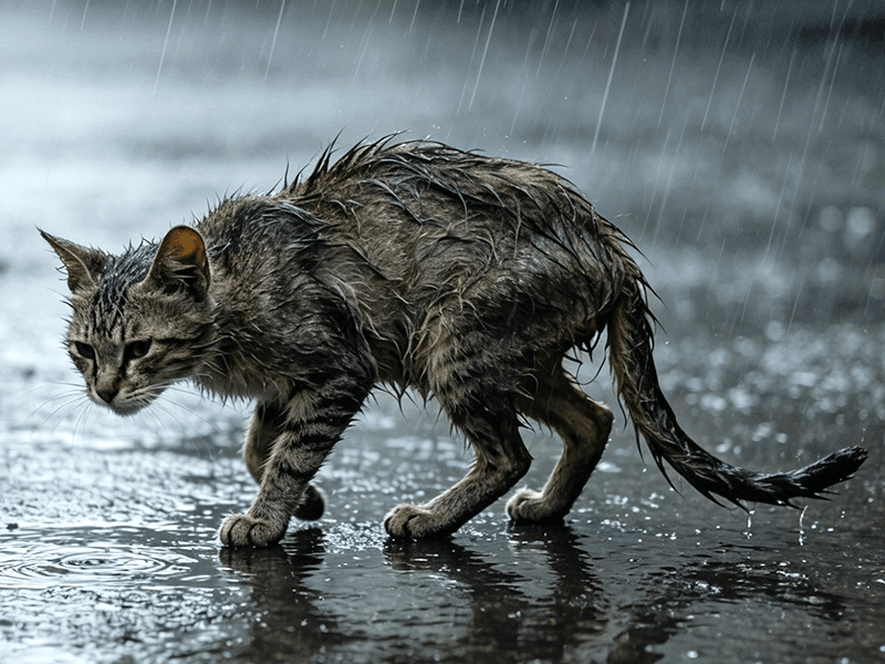 Soaked in Heavy Rain