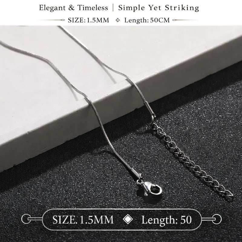 Snake Chain Necklace – Timeless Style for Every Occasion