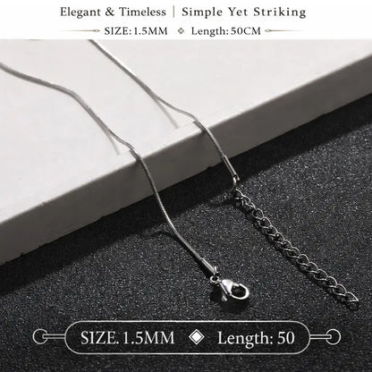 Snake Chain Necklace – Timeless Style for Every Occasion