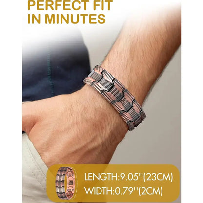 Copper magnetic bracelet——Relieve fatigue