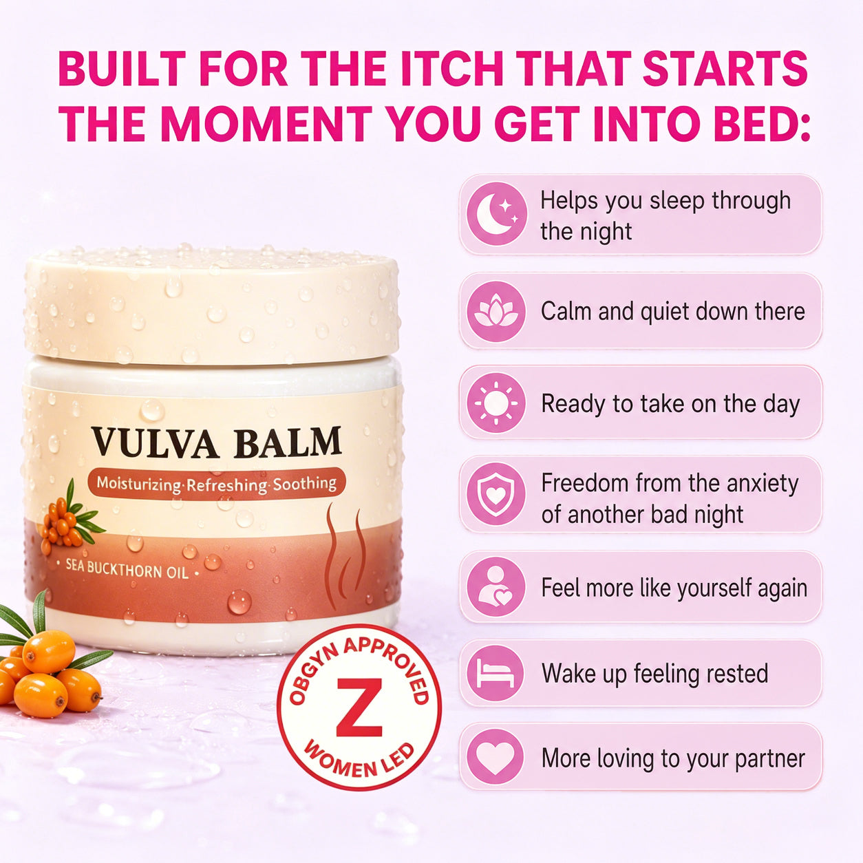 Valuethese Relief Balm — Night-Time Care for Itching, Burning & Dryness