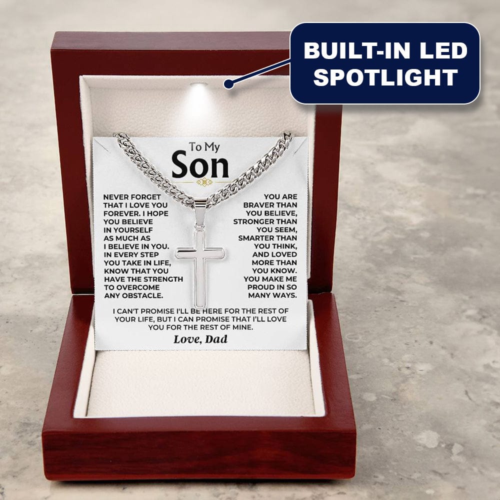 Mahogany Box with LED Light