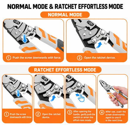 9-Inch Ratcheting Self-Locking Multifunction Pliers