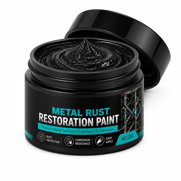 🥳2026 HOT SALE🥳💞50K+ SOLD!🔧🏠 Metal Rust Protection Black Repair Paste – Restores rusty gates, railings & tools. Forms protective coating – no need to replace! 🛡️✨