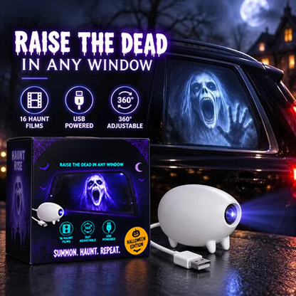 🎃 👻 Haunt Halloween Window Projector-360° Adjustable Stand for Home Decor 🎃