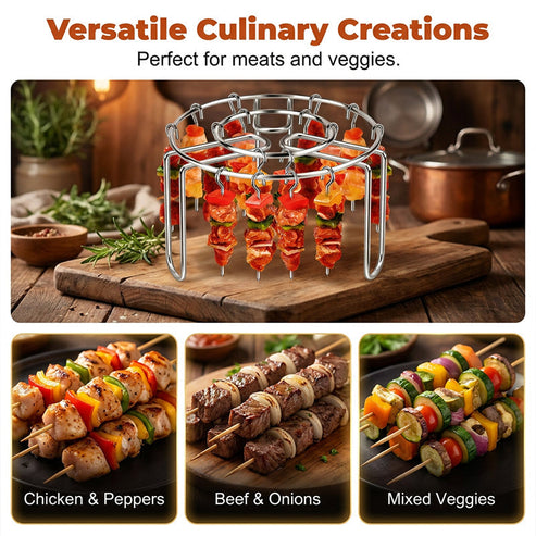 Stainless Steel Air Fryer Skewer Rack