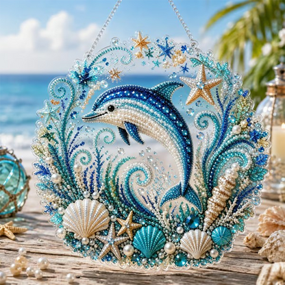 🌊 DIY Ocean Pearl Painting – Create Your Own Unique Wall Art with a Beautiful Sea Theme